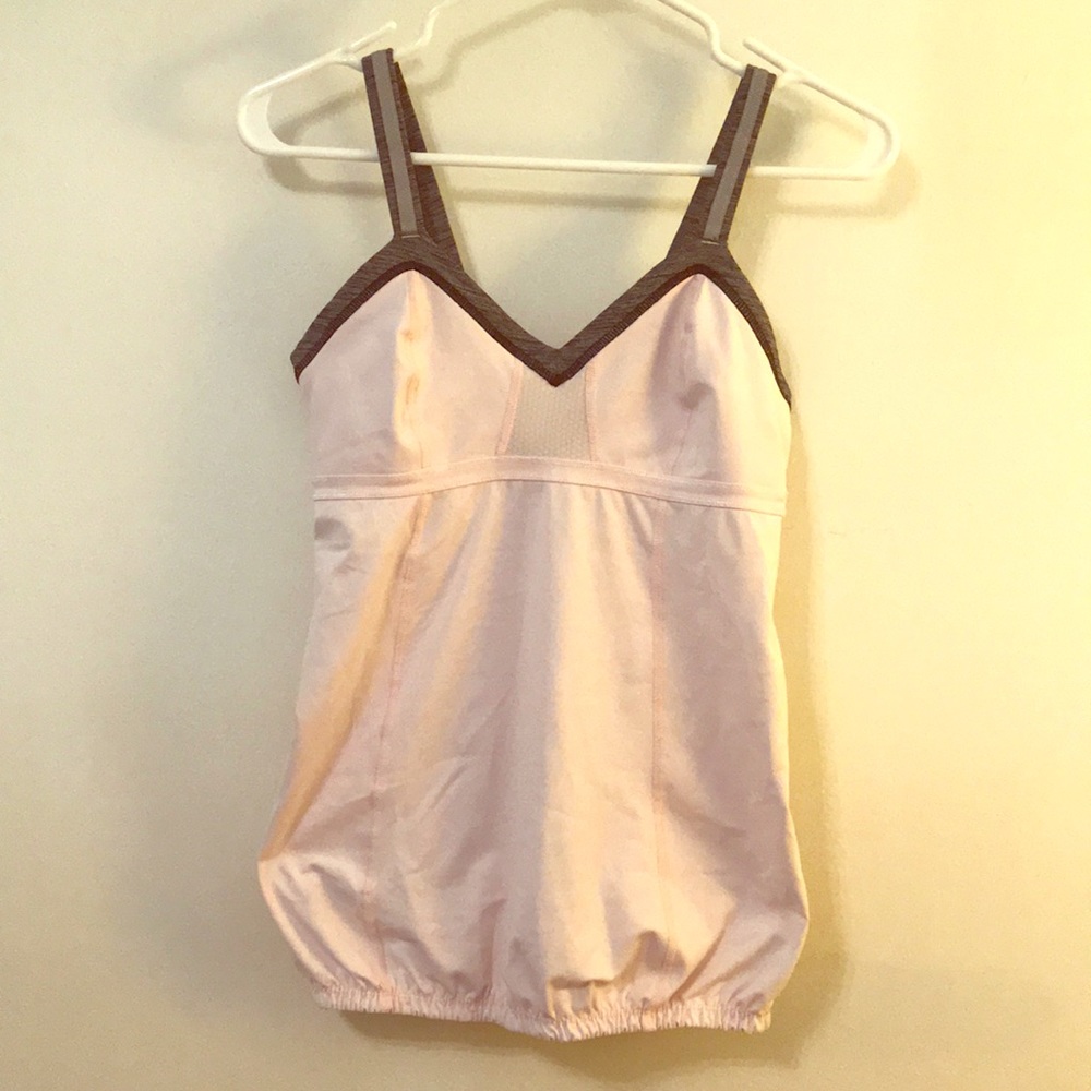 Pink lululemon tank